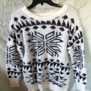 Maurice’s fuzzy sweater